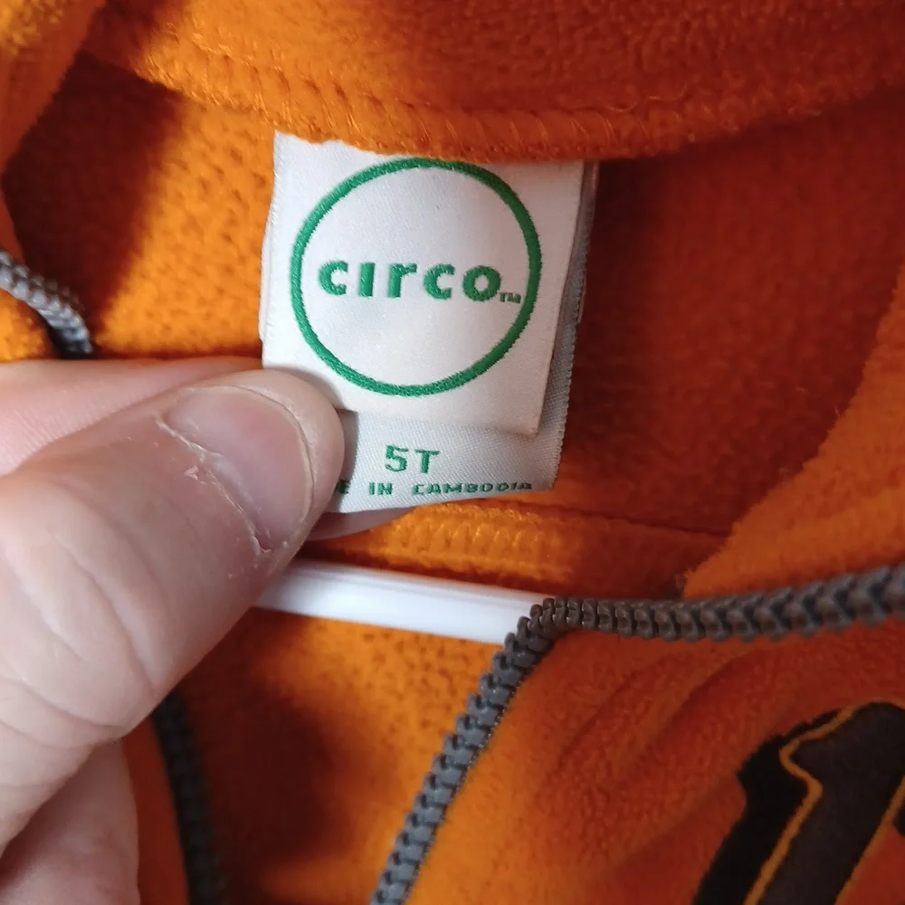 Orange‎ Circo zip-up jacket